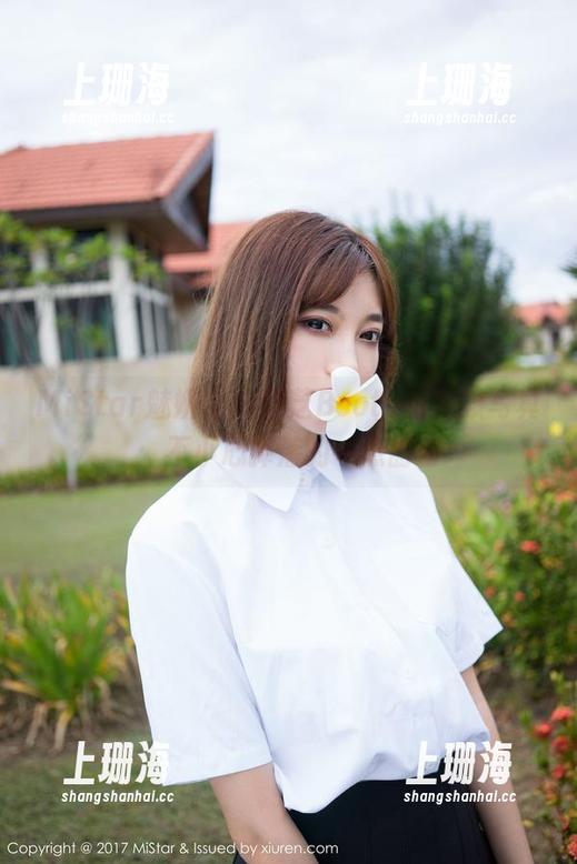MiStar魅妍社 - 芝芝Booty的女孩写真：不小心掉落的一点甜蜜