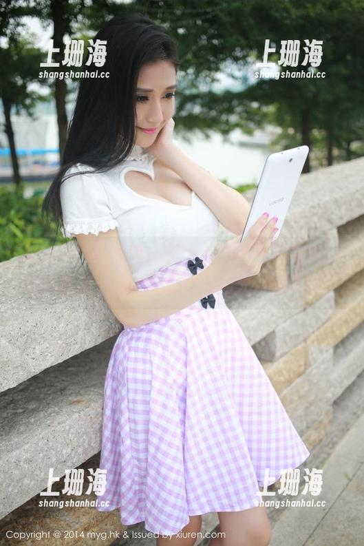 MyGirl美媛馆 - 于大乔的纯白写真集：让你眼睛一亮，但并不是闪光灯故障哦！