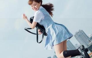 菠萝社 – 就在这里，牛仔裤与柳侑绮Sevenbaby的默契在线！原图让人停下脚步…